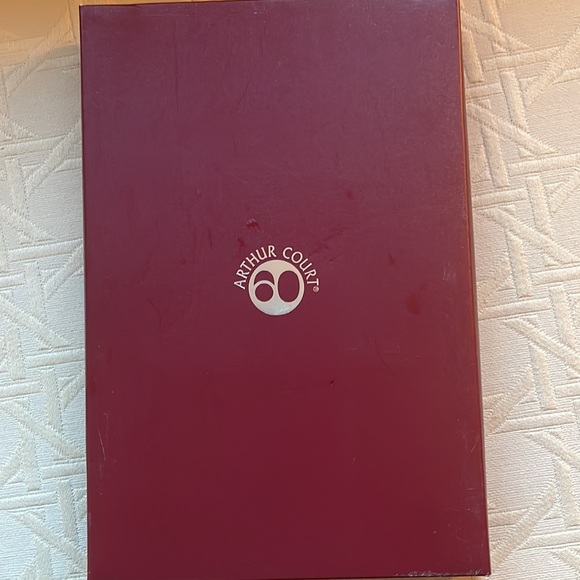 ARTHUR COURT Cheese Servers (2) Grape Pattern New in Box - Picture 6 of 8